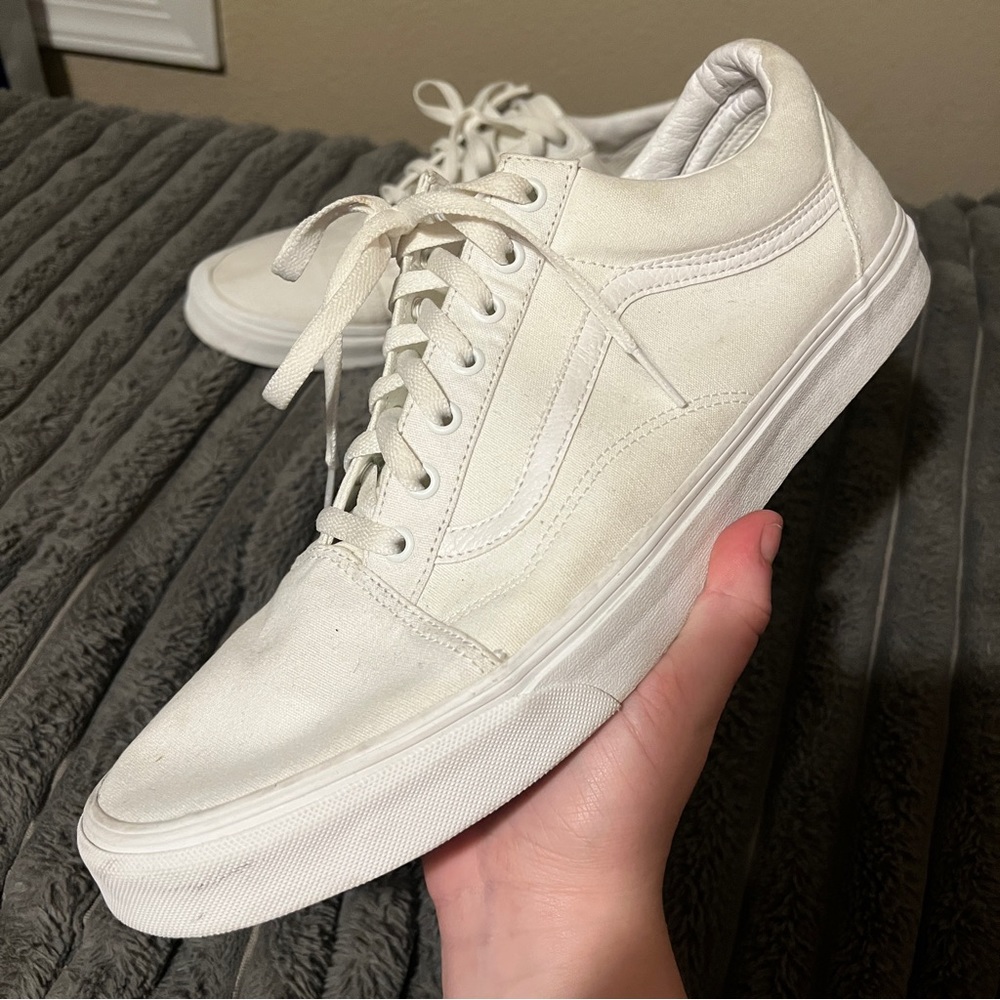 Vans Old Skool Canvas Low Skate Shoes Size 15
